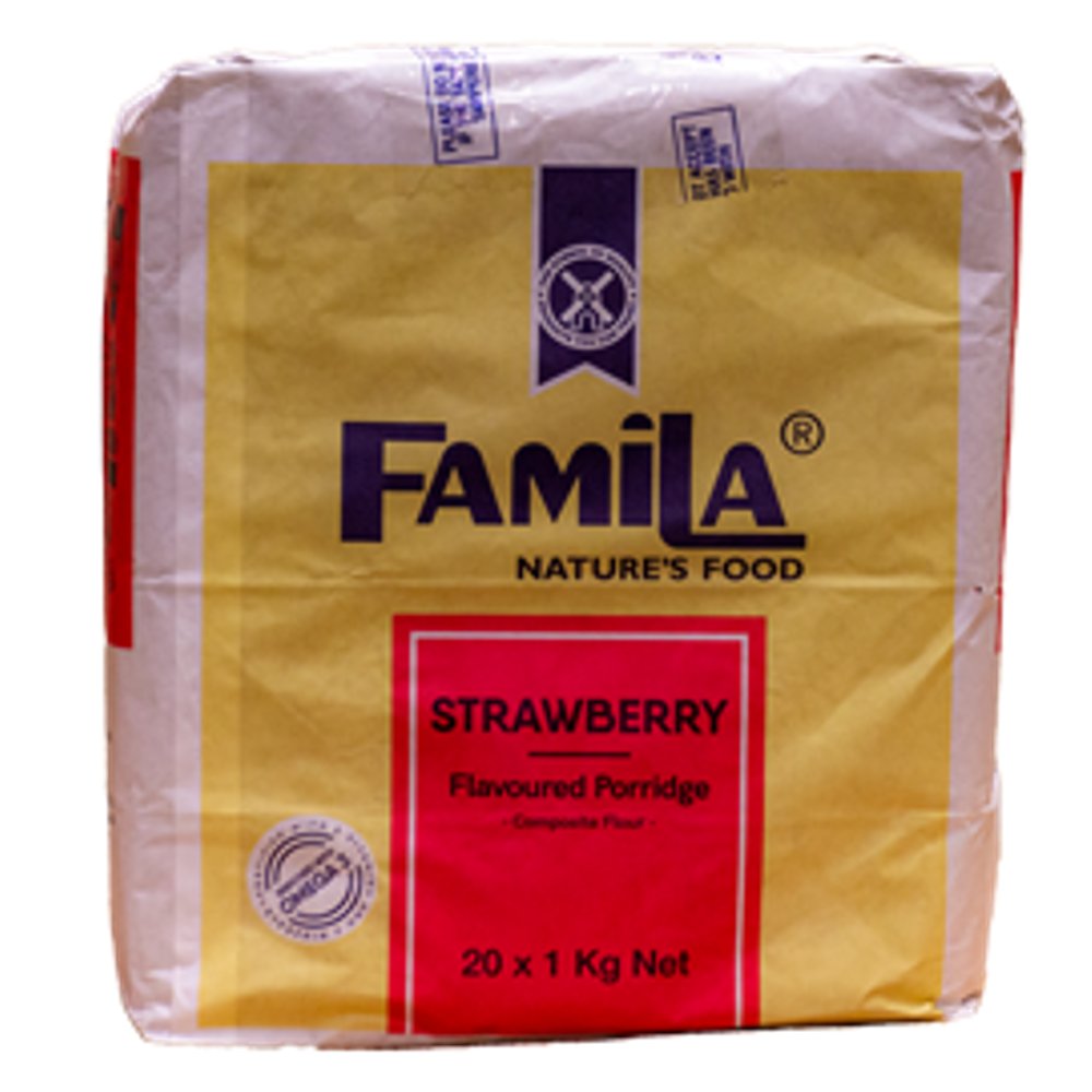 FAMILA STRAWBERRY FLAVOURED 20x1KG